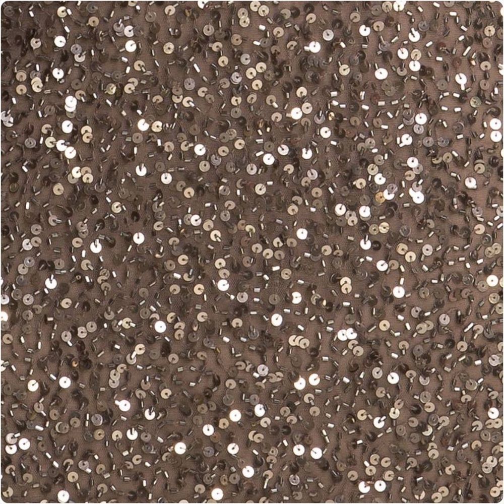 PISARRO NIGHTS Cowl Back Sequin & Bead Dress - Picture 2 of 2